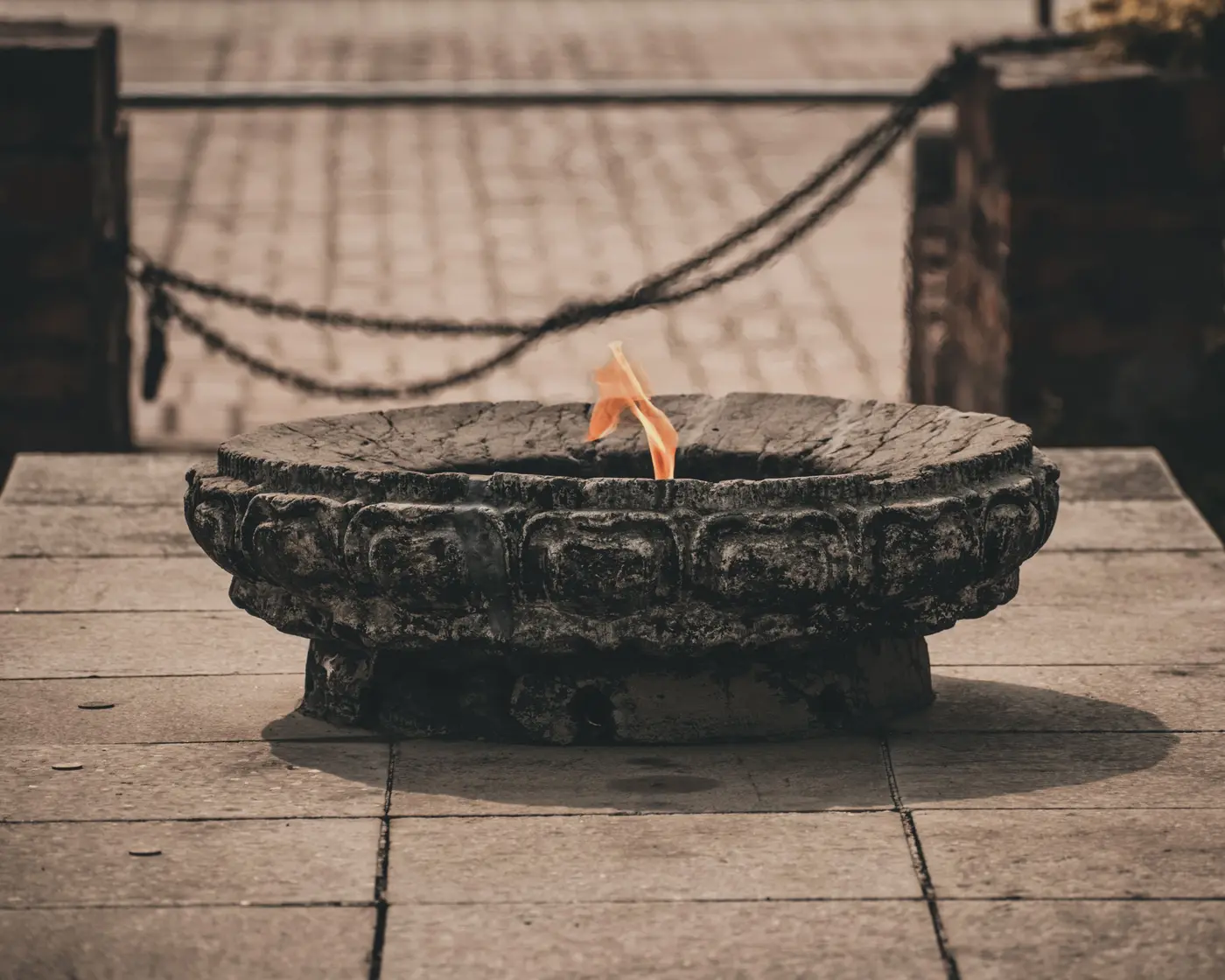 Zeremonie in Lumbini