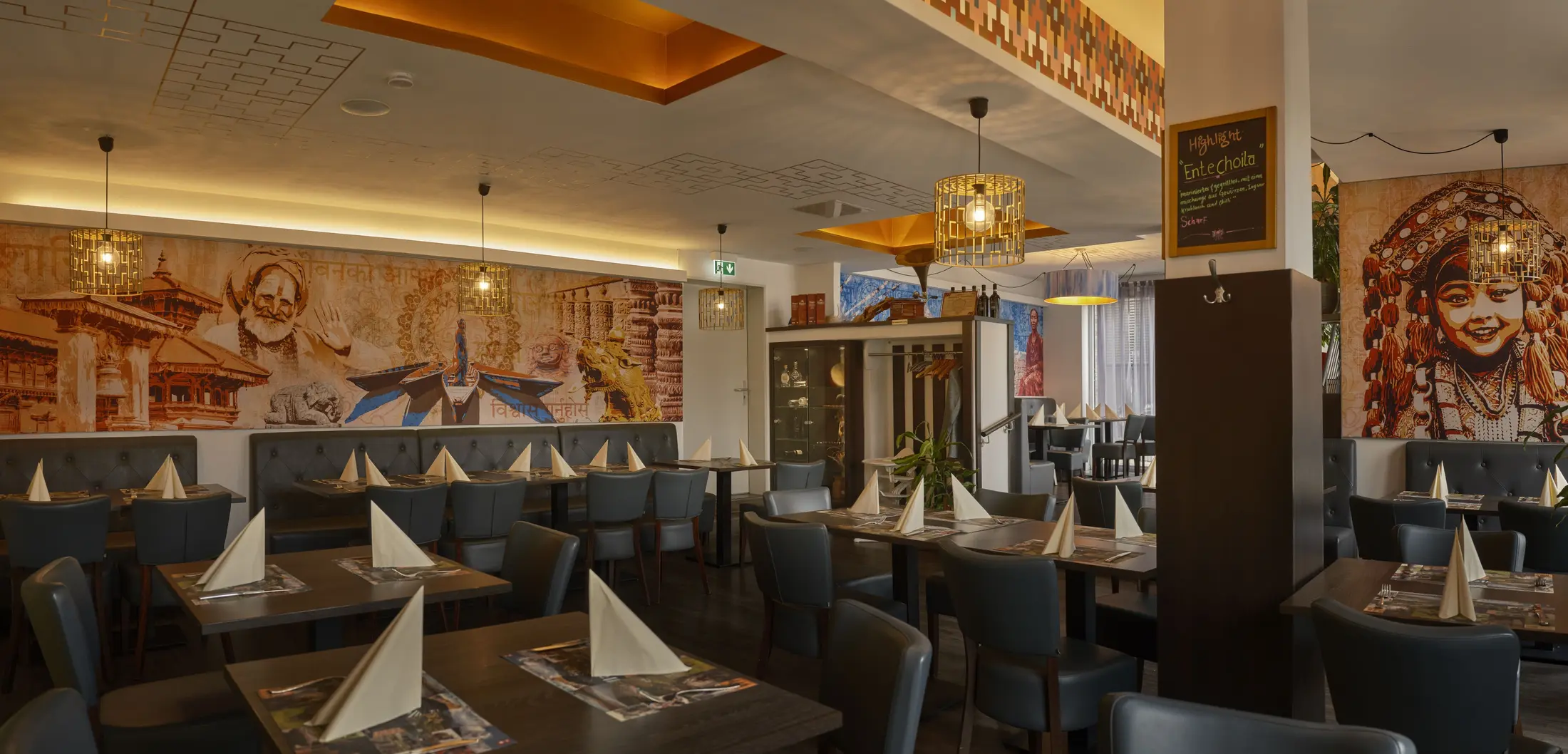 Gastraum des Kulayan Nepali Kitchen in Frankfurt